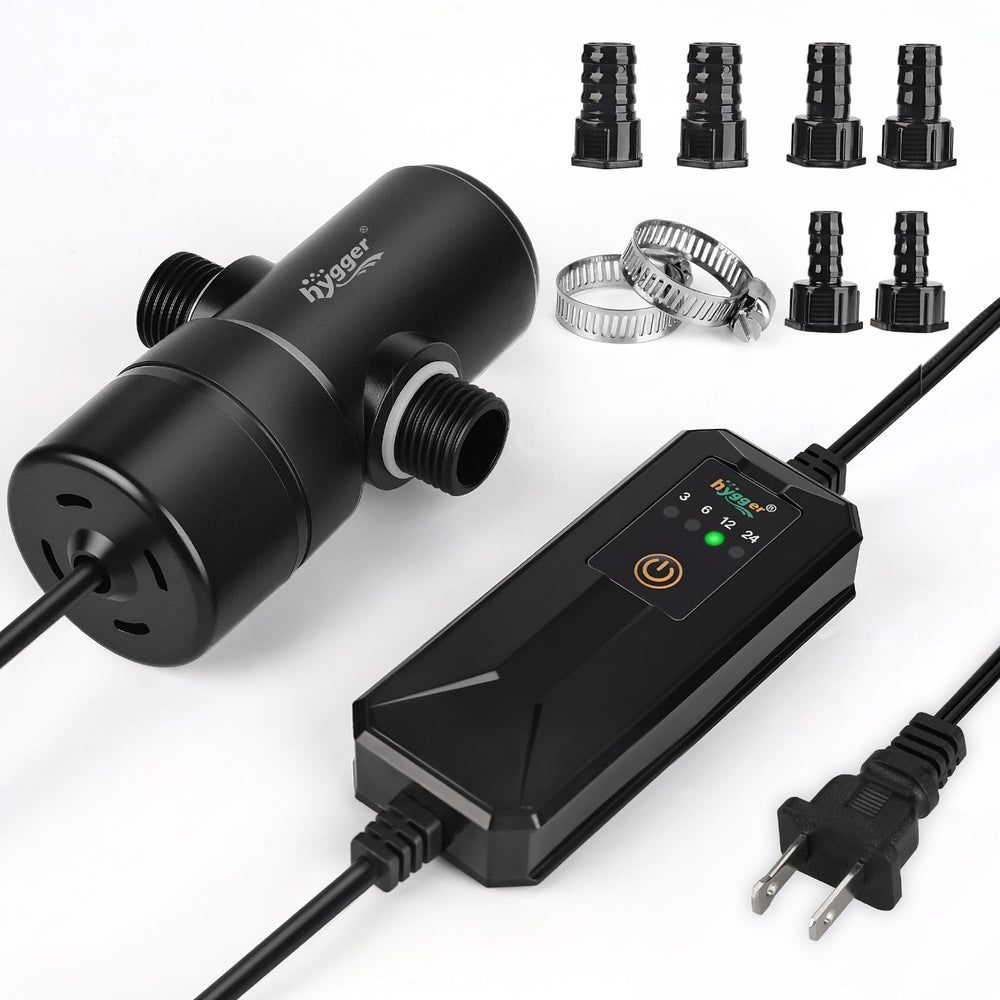 hygger 5W U-V light timer for automatic water cleaning.