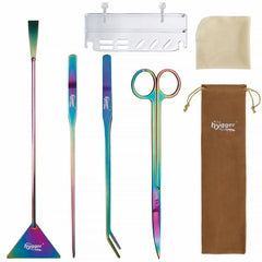 hygger 6-in-1 curved scissors for precise aquarium plant trimming