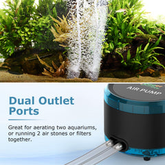 Hygger ultra-quiet ABS shell minimizes vibration during operation