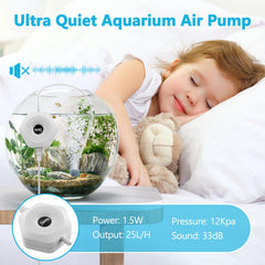 Hygger air stone promotes even bubbles and oxygen exchange in the tank.