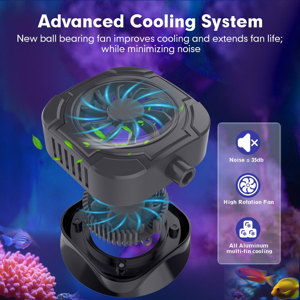 Hygger anti-rust bracket and durable build for marine tanks