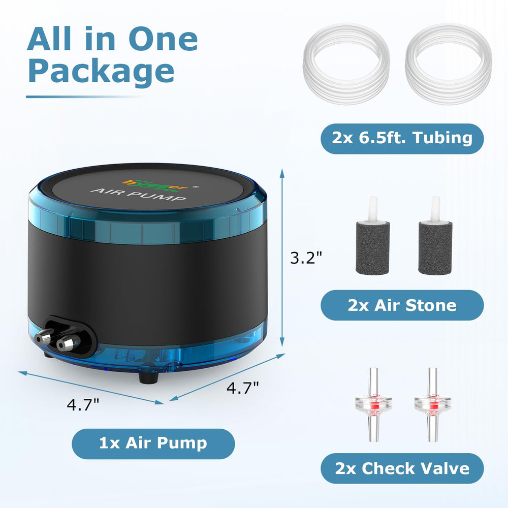 hygger pump accessories ready for quick setup in any aquarium.