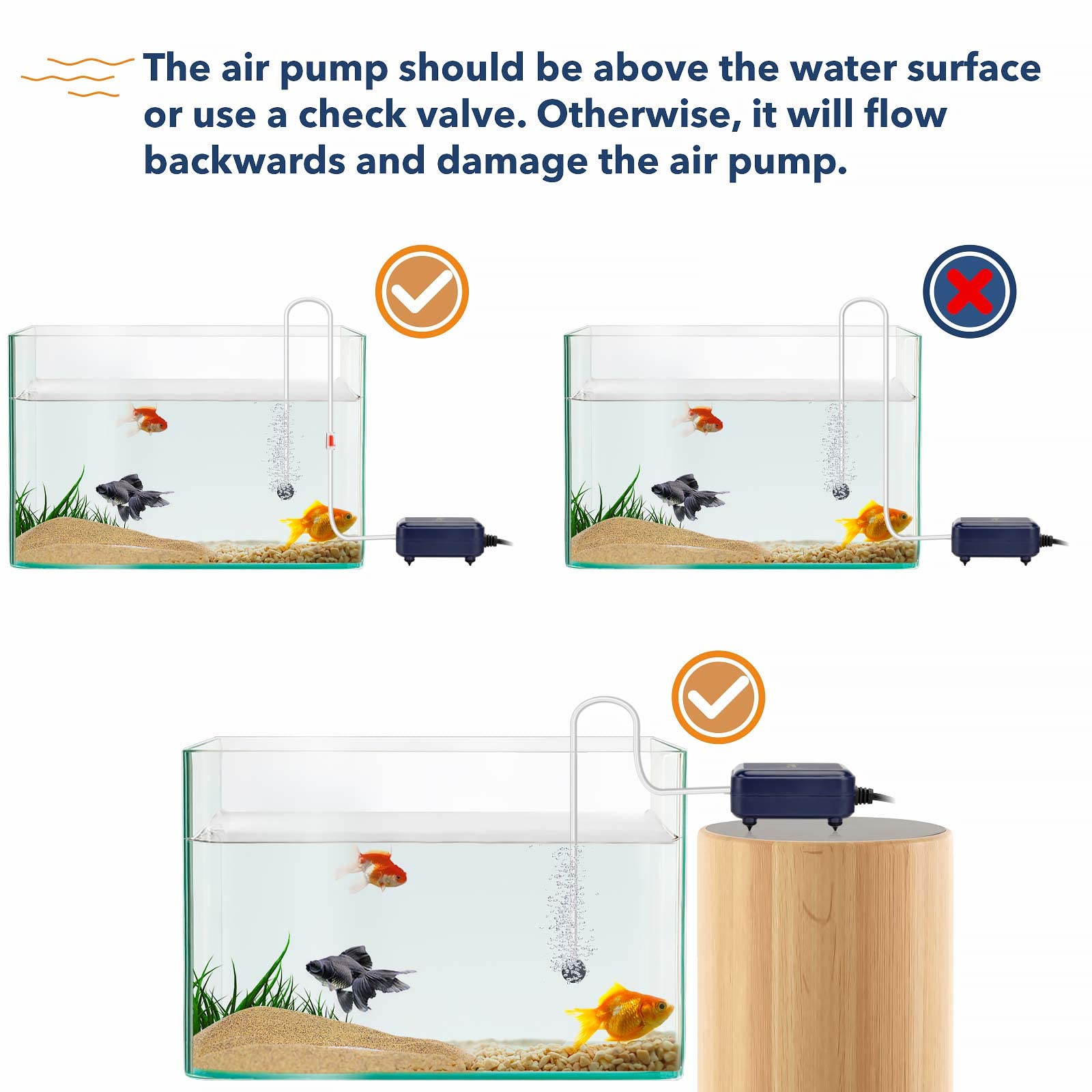 hygger aquarium air pump simple setup for beginners