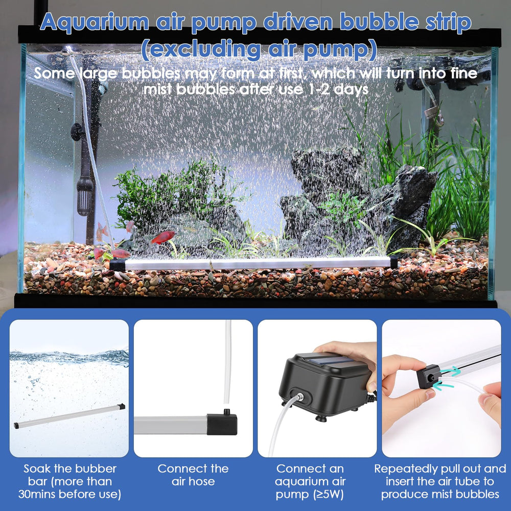 Hygger complete kit includes tubing, suction cup and manual for quick setup.