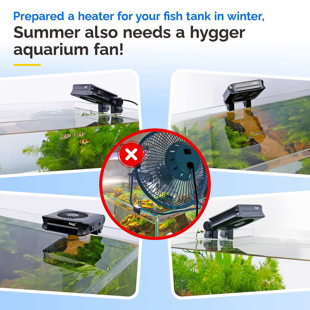 Hygger copper-core motor emphasizes durable, smooth airflow.
