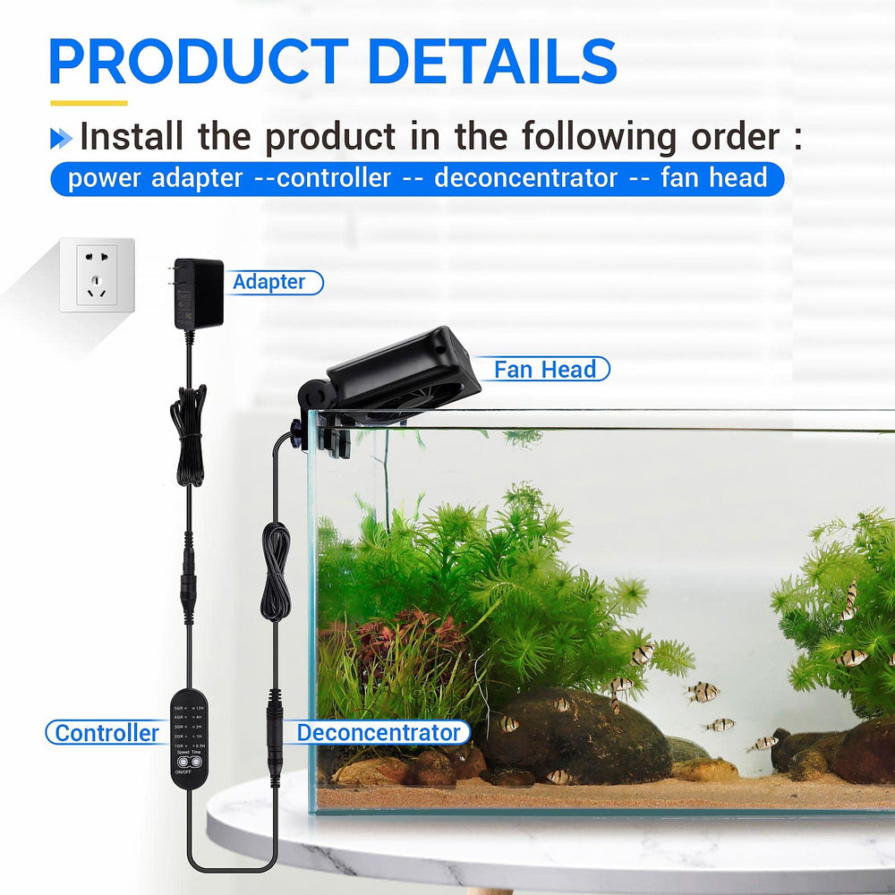 Hygger mounting clip shows stable wall mounting for tanks.