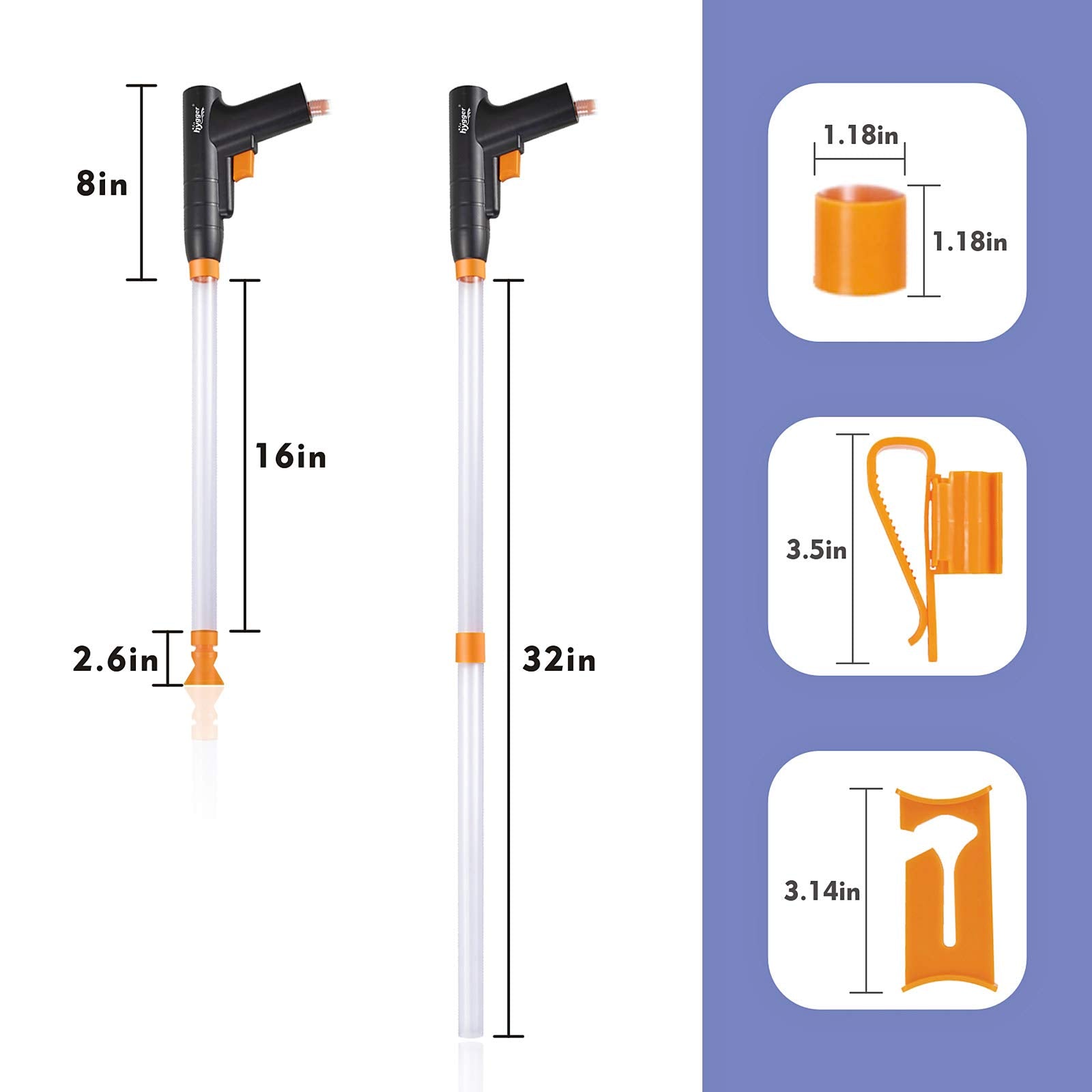 Hygger air-pressing control body enabling quick priming
