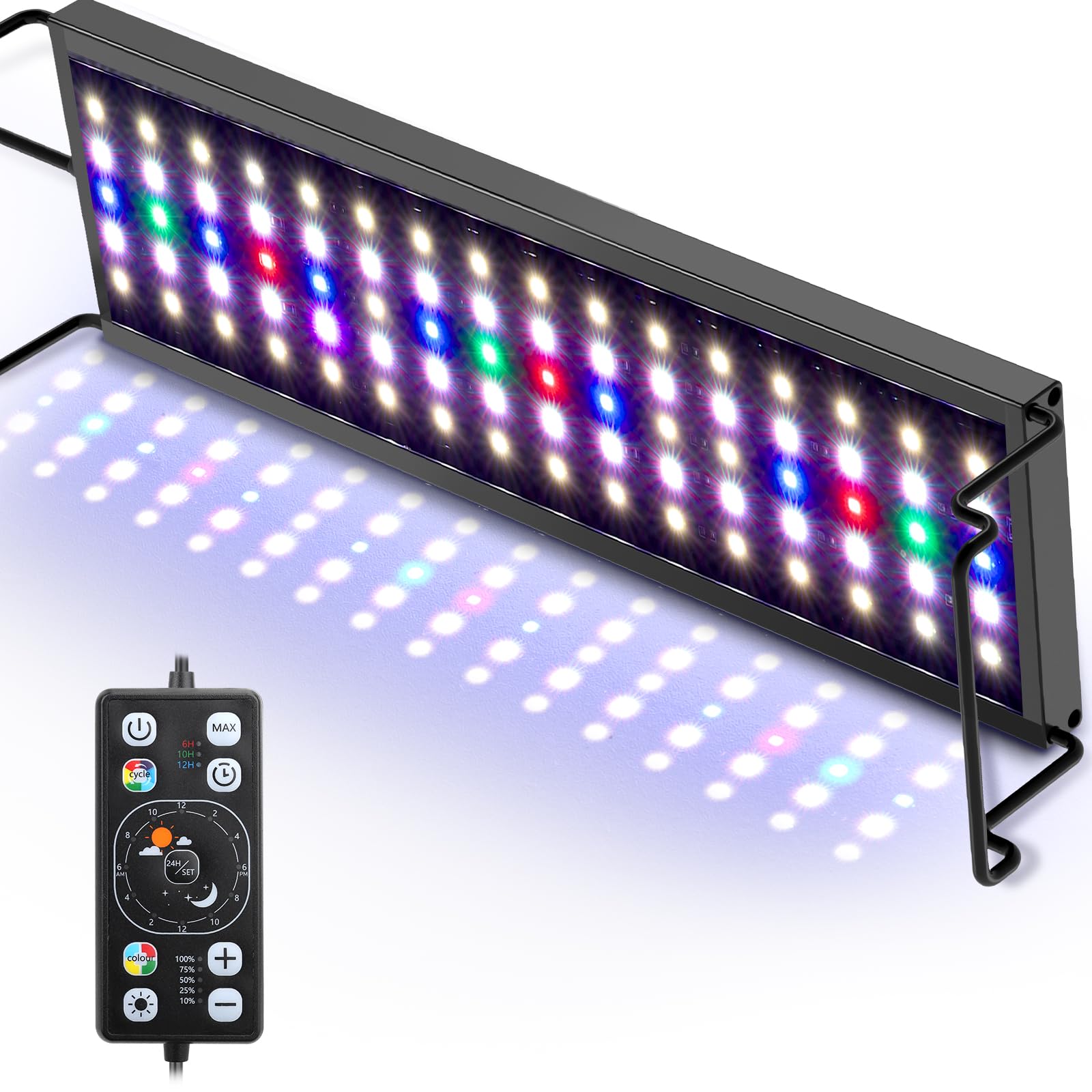 Hygger multi-color gradual change showcases dynamic lighting options