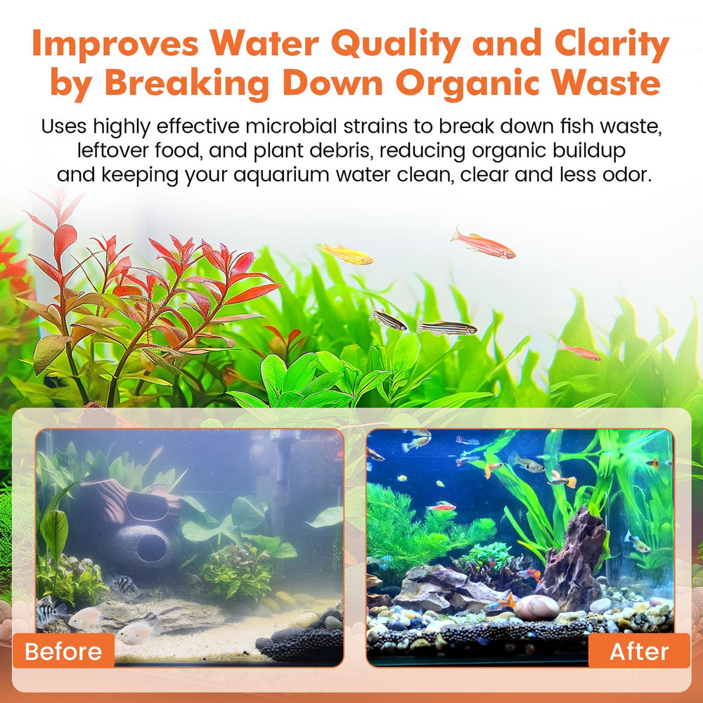Hygger Bio-Clarifier improves water clarity by reducing sludge in tanks.