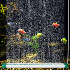 Hygger Bubble Strip side view showcasing dense nano bubbles for efficient diffusion
