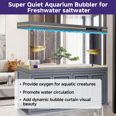 Hygger bubble wall display adds dynamic movement to aquariums.