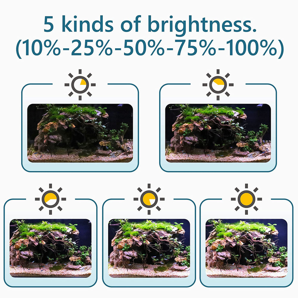 Hygger 14W LED supports 12–20 inch tanks efficiently.