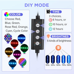 Hygger Clip-On Light displaying full daylight spectrum for vibrant planted aquarium