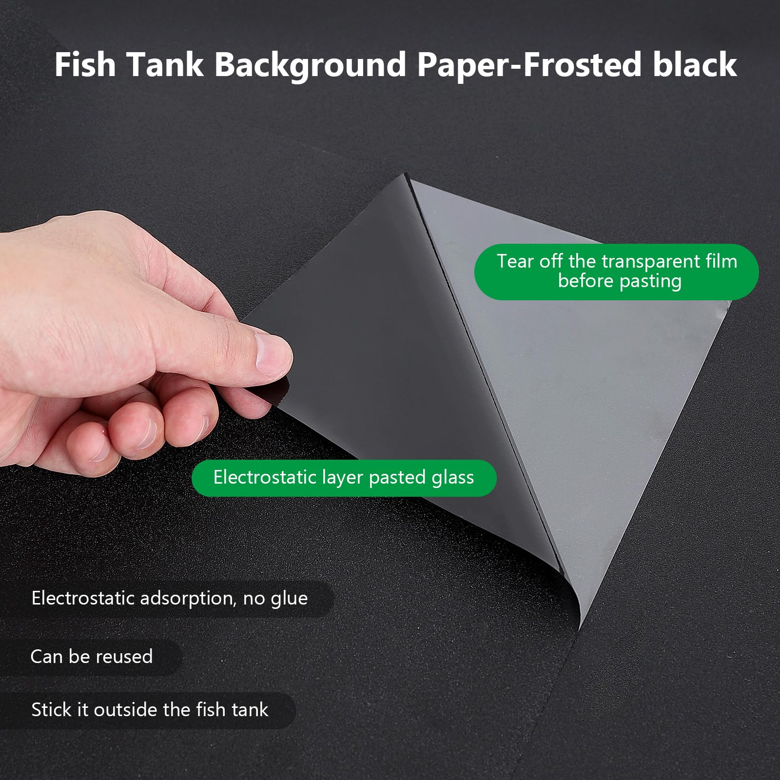 Hygger CO2 backdrop is waterproof and tear-resistant for long-lasting use.