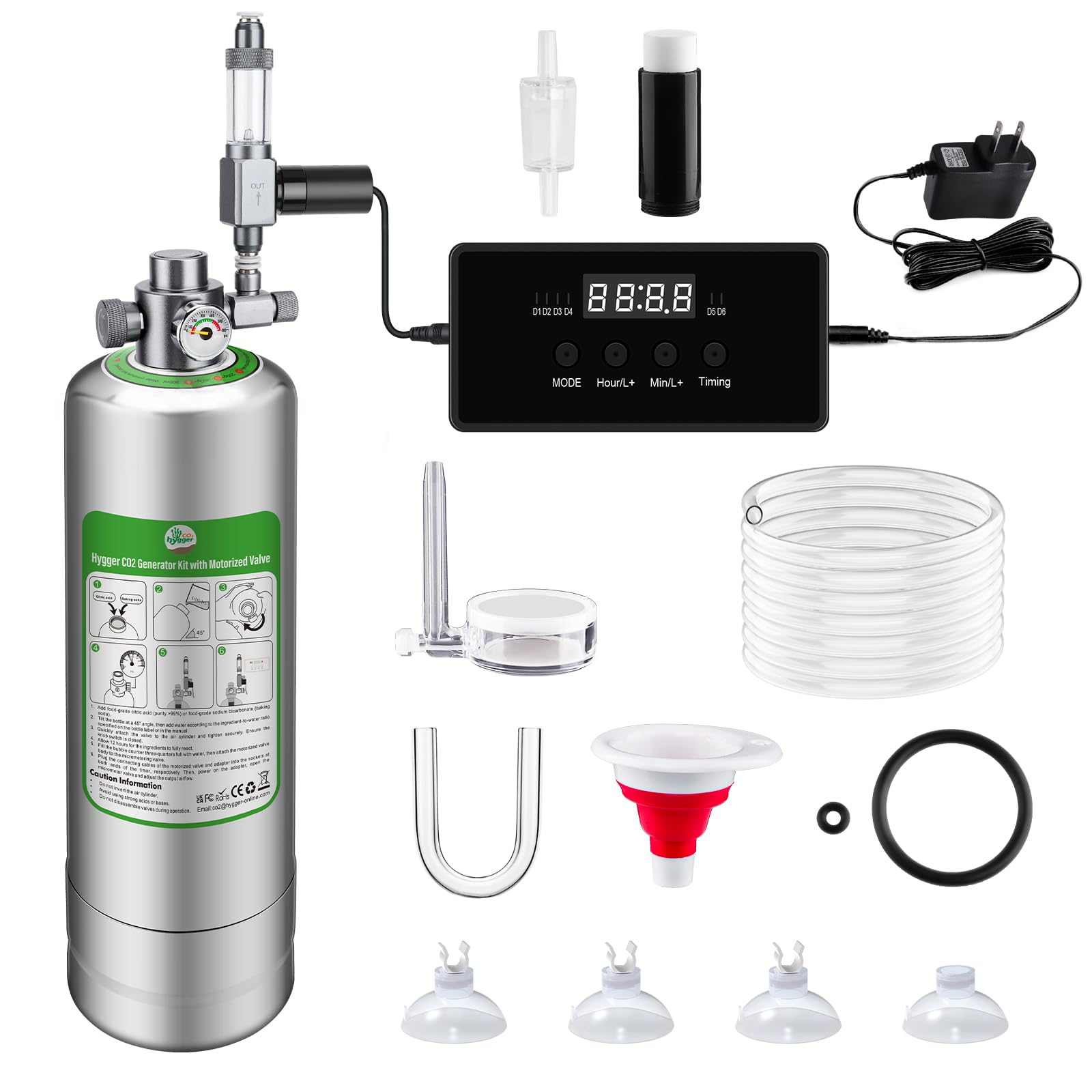 Hygger CO2 all-in-one kit for easy setup and use.