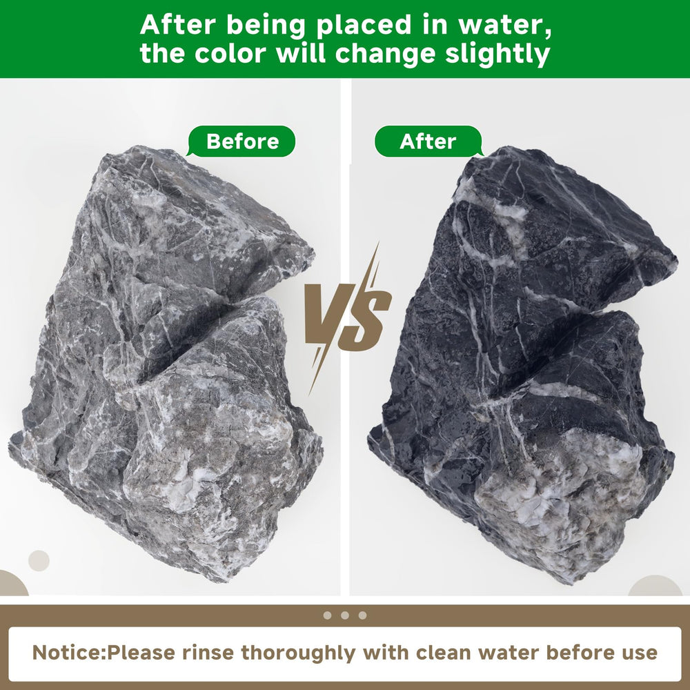 Seiryu stones improve hardscape durability and simplify long-term tank decor.