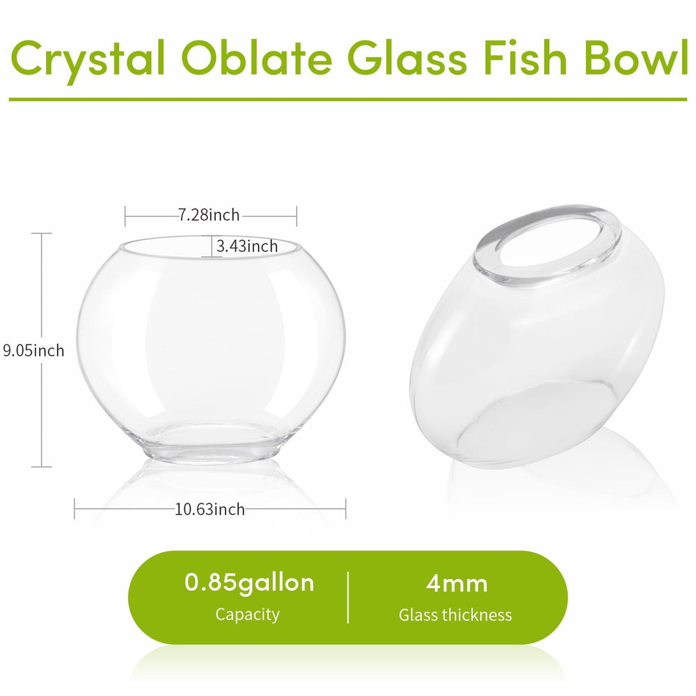 Hygger crystal-clear 4mm glass tank offers wide, unobstructed viewing