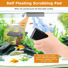 hygger detachable plastic blade scrapes acrylic walls safely