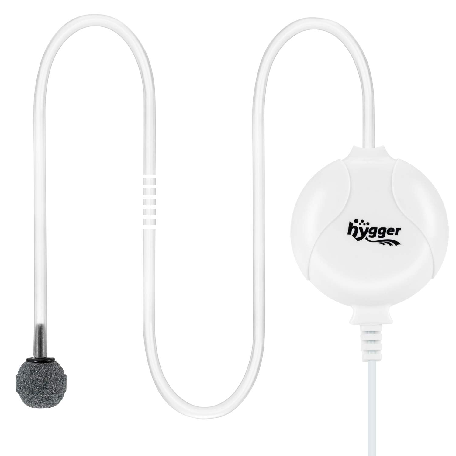 Hygger includes suction cups and manual for secure placement.