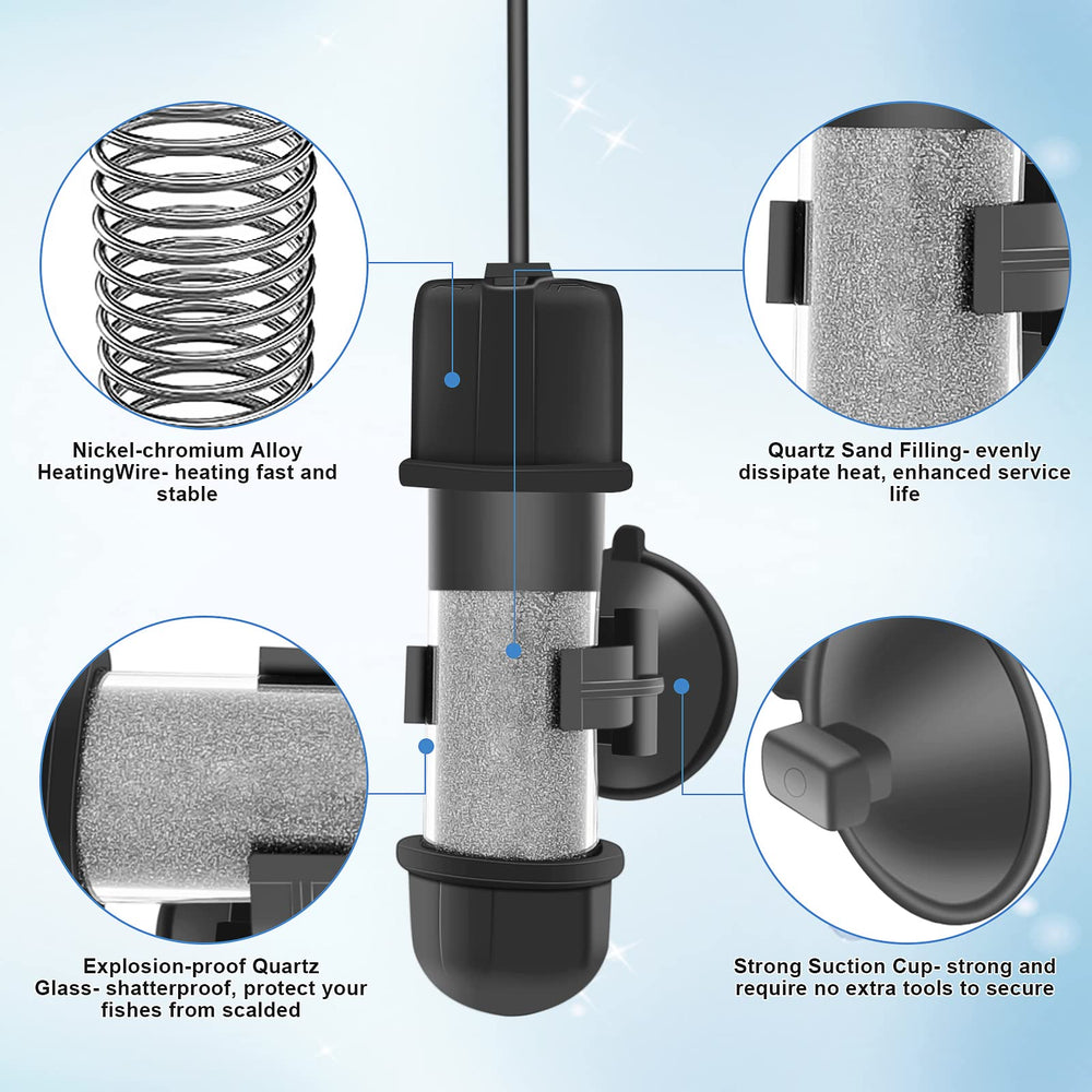 Hygger dry-run and overheat protection keeps tanks safe