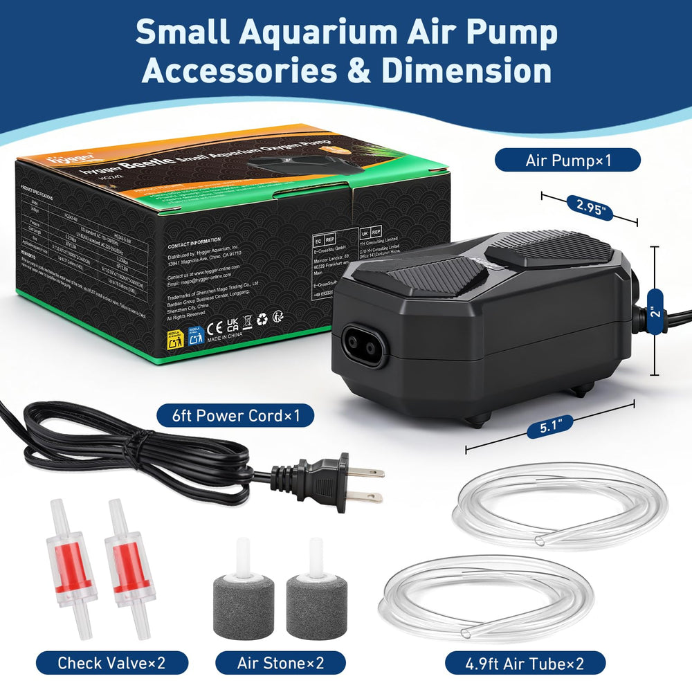 hygger dual outlet knob adjustment demonstrates configurable airflow