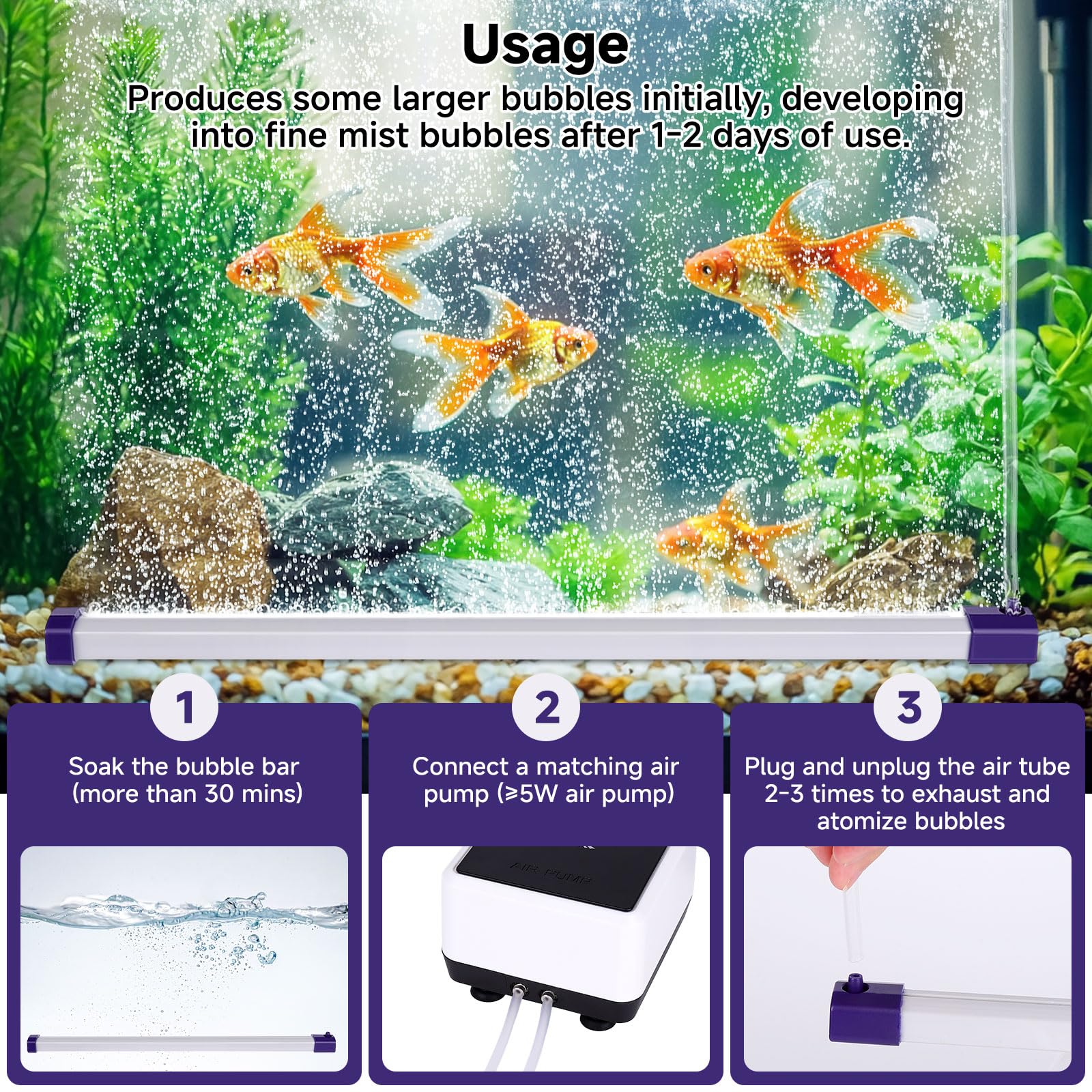 Hygger durable PVC-ABS construction stands up to freshwater and saltwater.