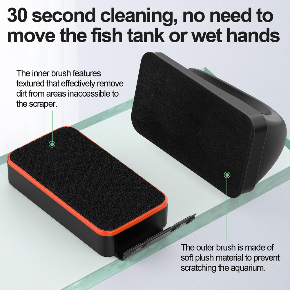 Hygger ergonomic grip provides better control during cleaning sessions.
