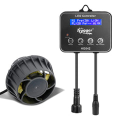 Hygger inverter wavemaker with LED controller for customizable aquarium currents.