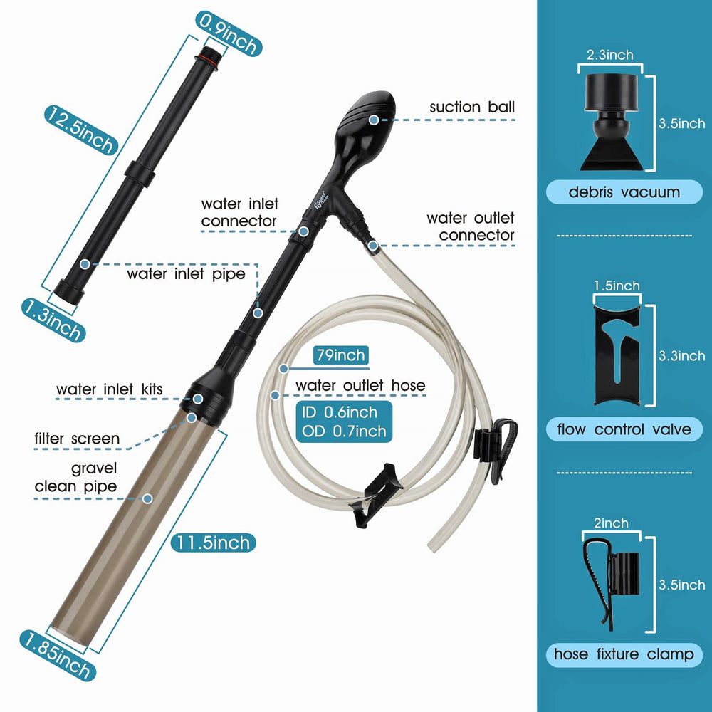 Low water level setup demonstrates partial change versatility