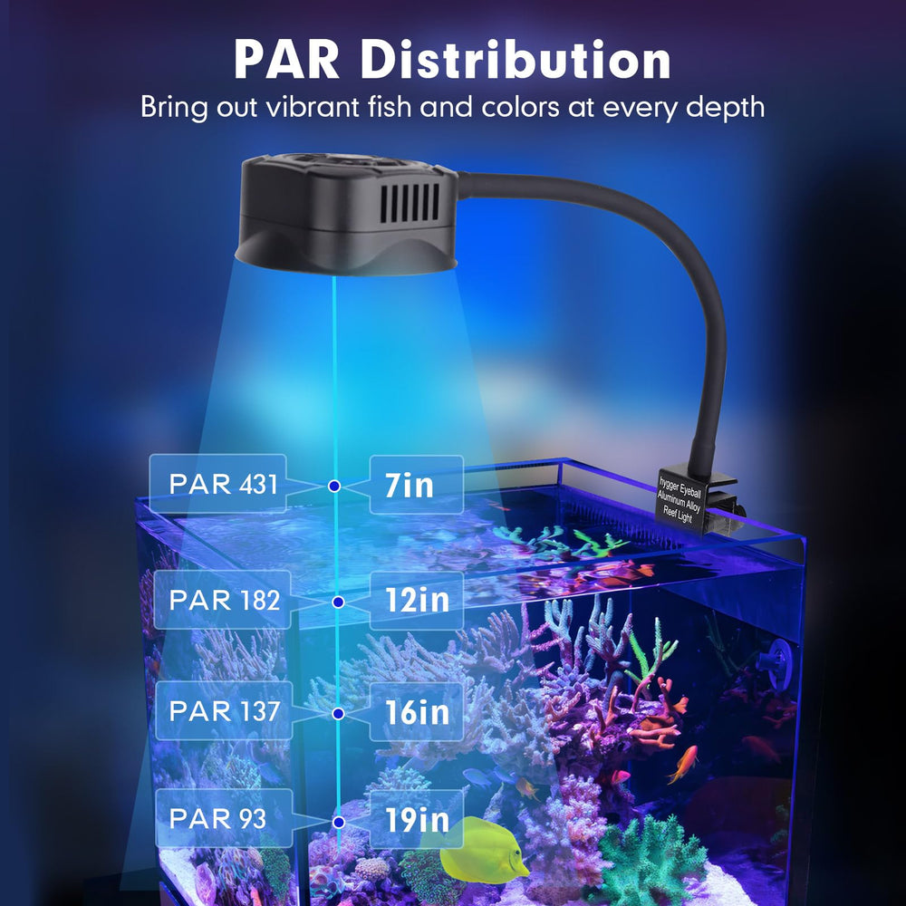 Hygger marine light cycling color and full-spectrum modes