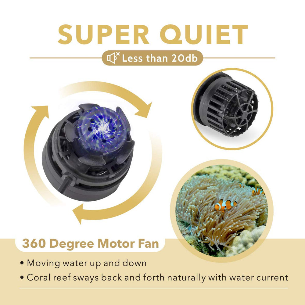 In-tank installation of Hygger device demonstrates quiet operation and energy efficiency.