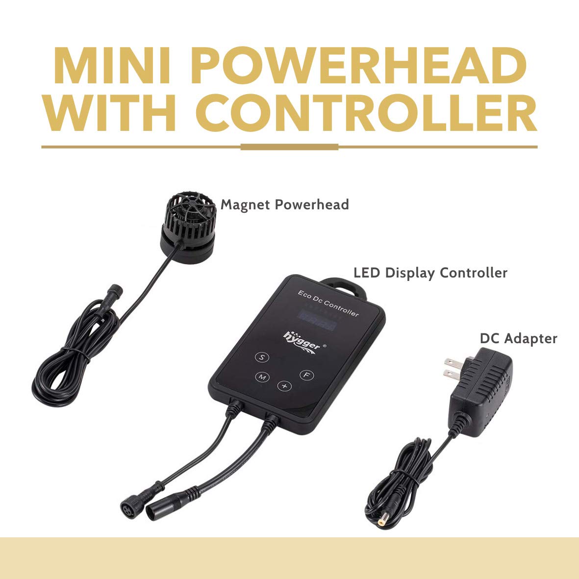 Suitable for 5–30 gallon tanks in freshwater and saltwater setups.
