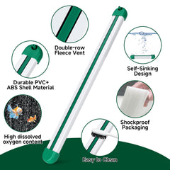 Hygger nano aeration assembly highlighting ultra-fine bubbles for circulation