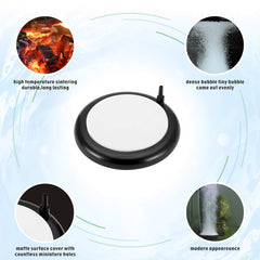 Hygger nano disk stone 4-inch creates dense bubbles for deeper oxygen diffusion