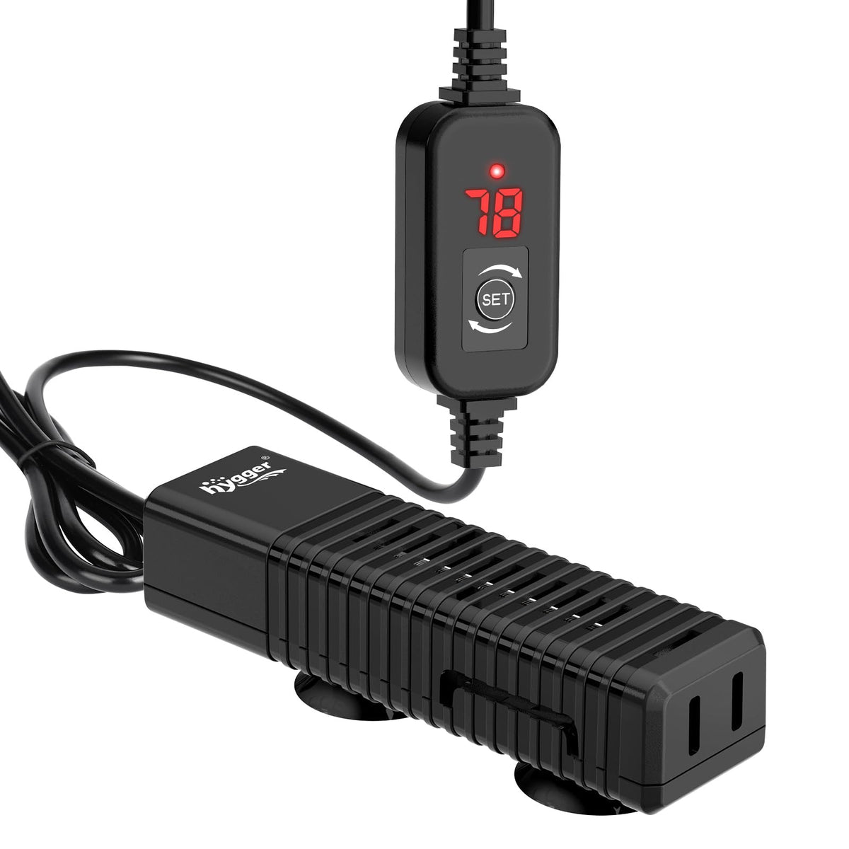 hygger Nano submersible heater with digital display for precise warming in tanks