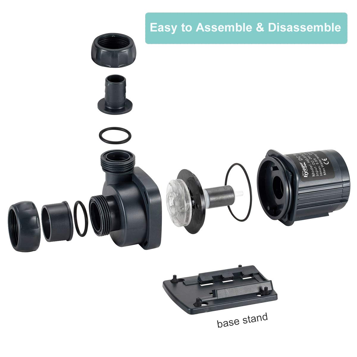 Includes screws, O-rings, and fittings for quick assembly.