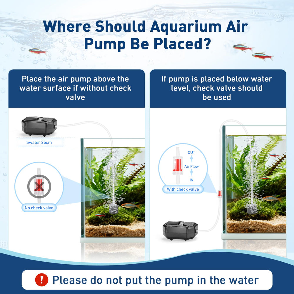 Hygger power cord 6 ft offers easy placement around the aquarium.