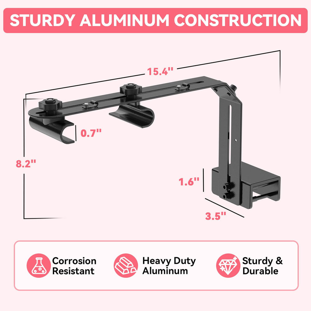 Hygger riser clips setup enables quick clip-on installation with included hardware.