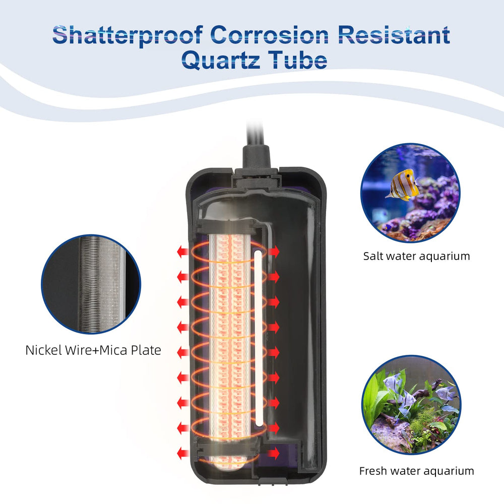 Hygger safety shut-off activates when not fully submerged to protect inhabitants