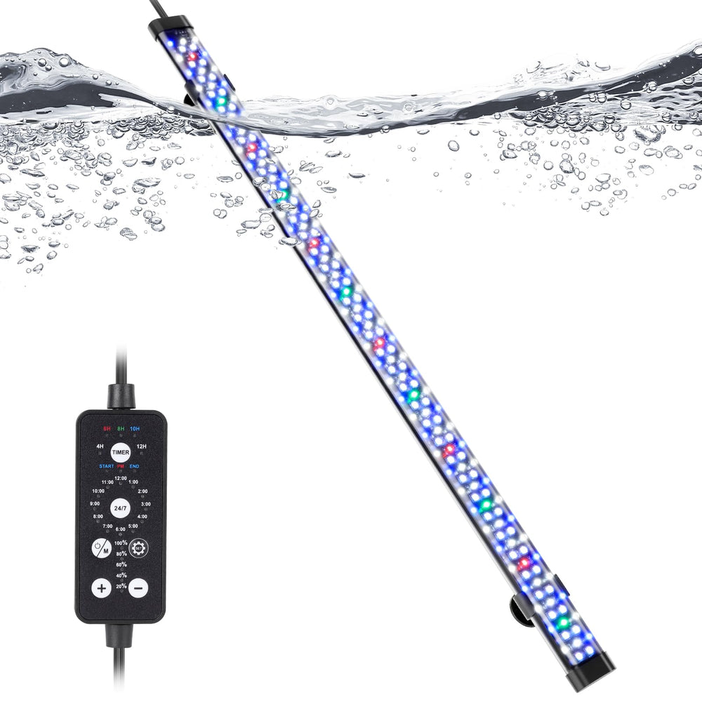 Hygger submersible LED aquarium light with full spectrum for vibrant colors