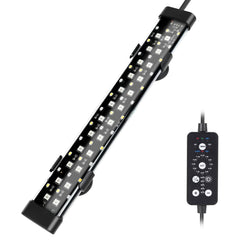 hygger submersible LED light top view, vivid full-spectrum lighting for a striking tank