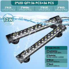 Hygger submersible light used underwater for versatile setups.