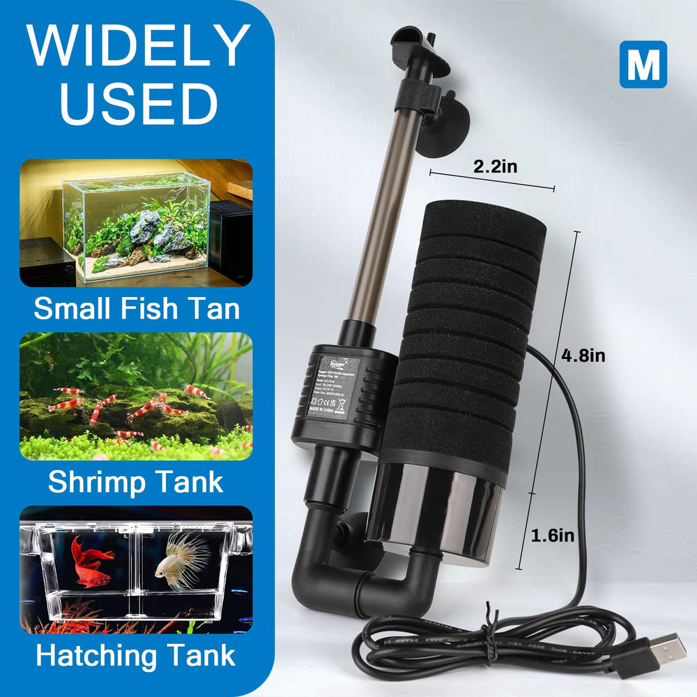 Hygger extension tube lets you adjust outlet height above or below water.