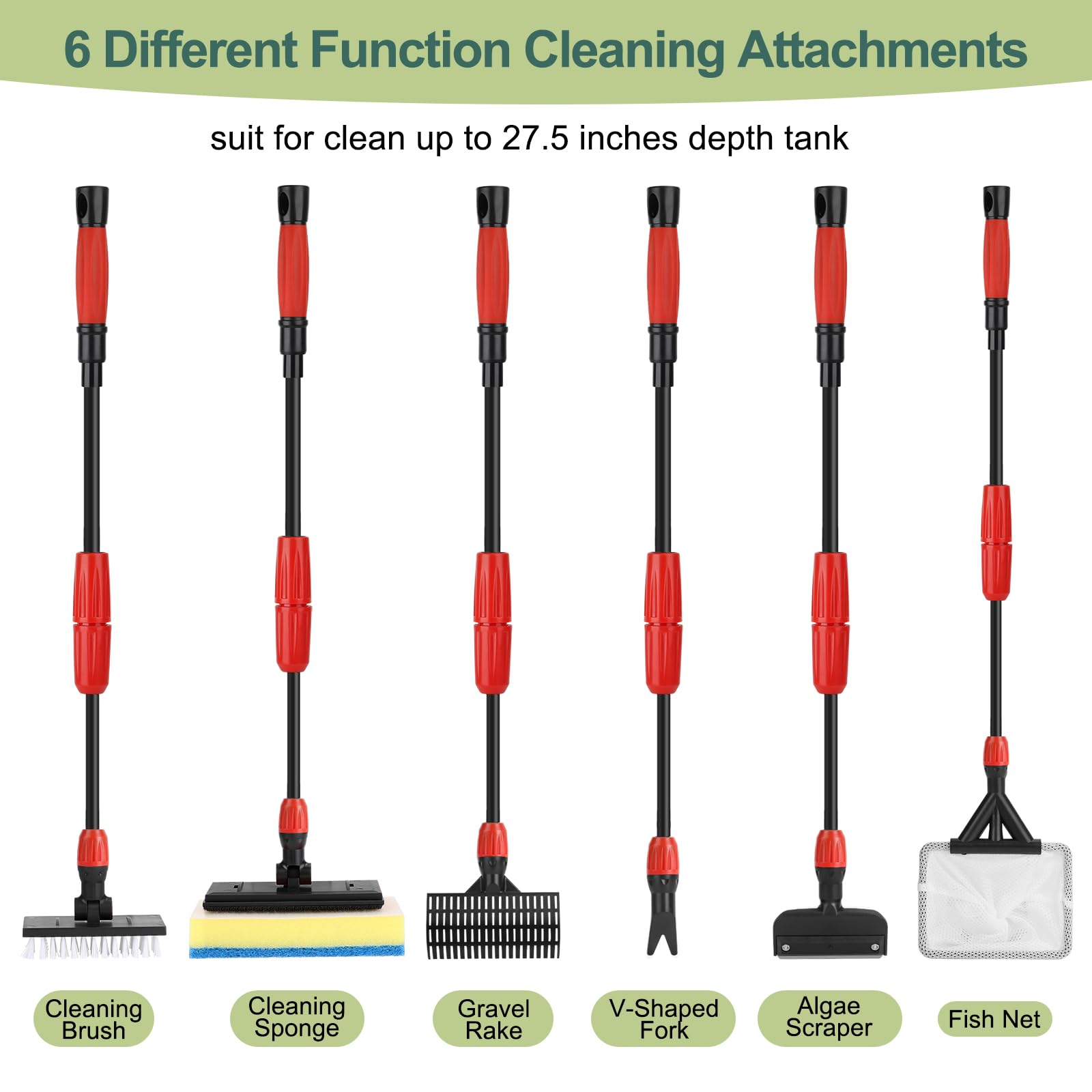 Hygger V-shaped fork helps reset plants without disturbance.