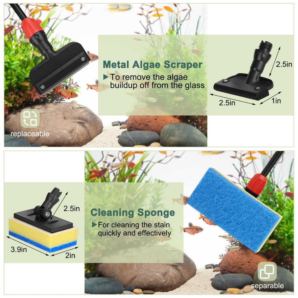 Hygger V-shaped fork for plant repositioning and substrate clearing