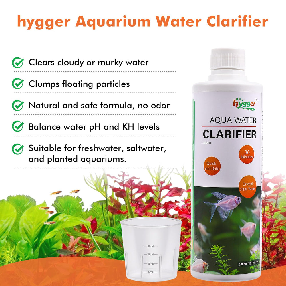 Hygger Water Clarifier dosing action demonstrates precise addition to the tank