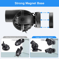 Hygger Wave Maker operating ultra-silently in an aquarium