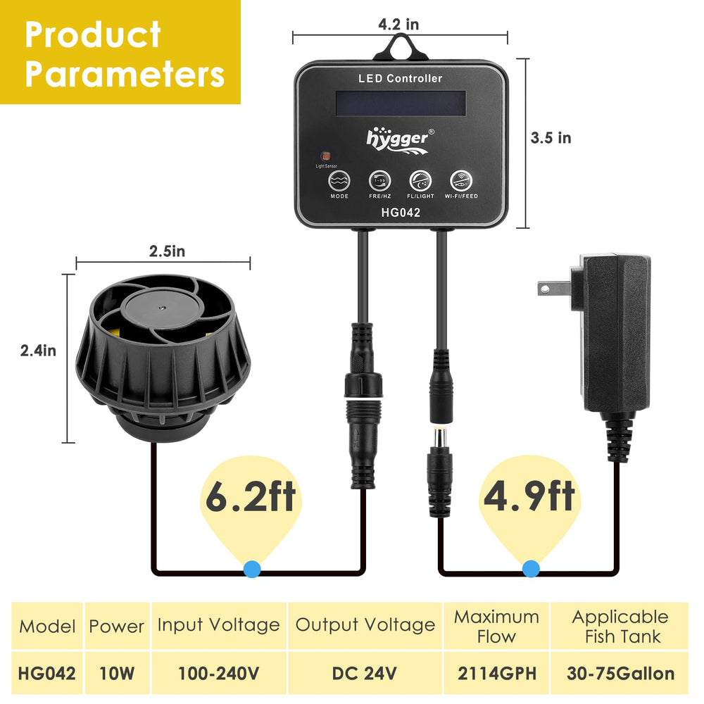 Wireless linkage enables synchronized operation with additional wavemakers.