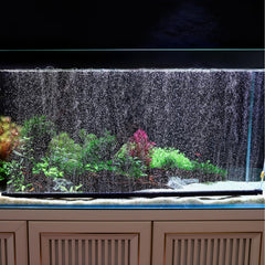hygger weighted nano mist bubble wall bar creates a uniform bubble curtain for steady aeration