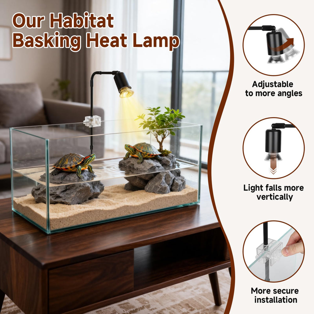 Hygger Zoo two-pack 50W UVB bulbs simulate sunlight for reptiles.
